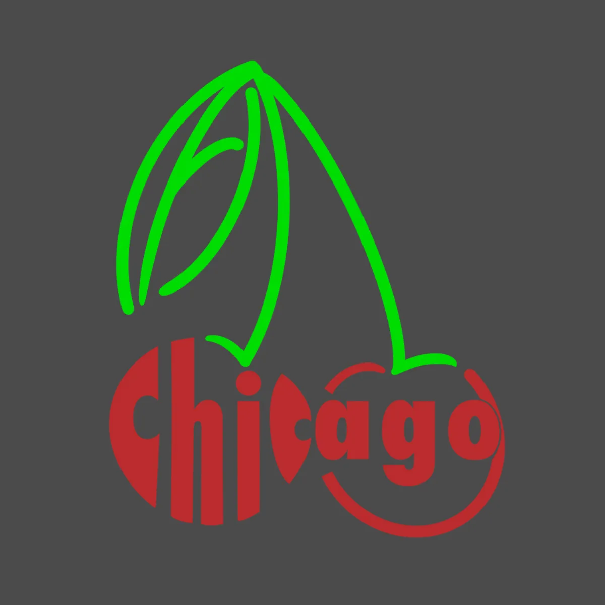 Chicago cherry flavor logo
