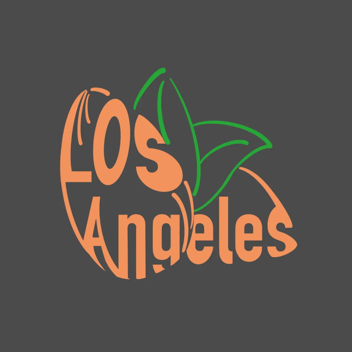 Los Angeles almond flavor logo